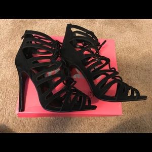 Brand new laced heels